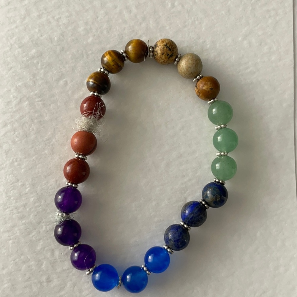 Genuine gemstone bracelet